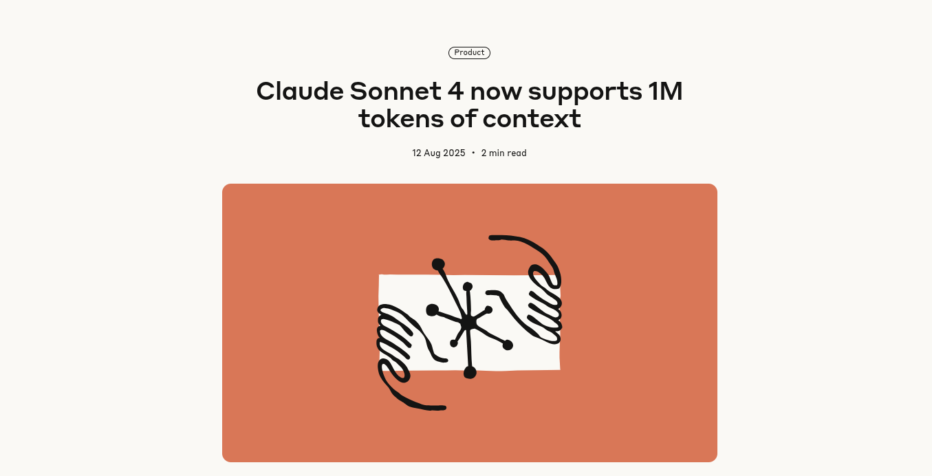 Claude Sonnet 4 Just Got 5x BIGGER: 1M Context Window Changes Everything
