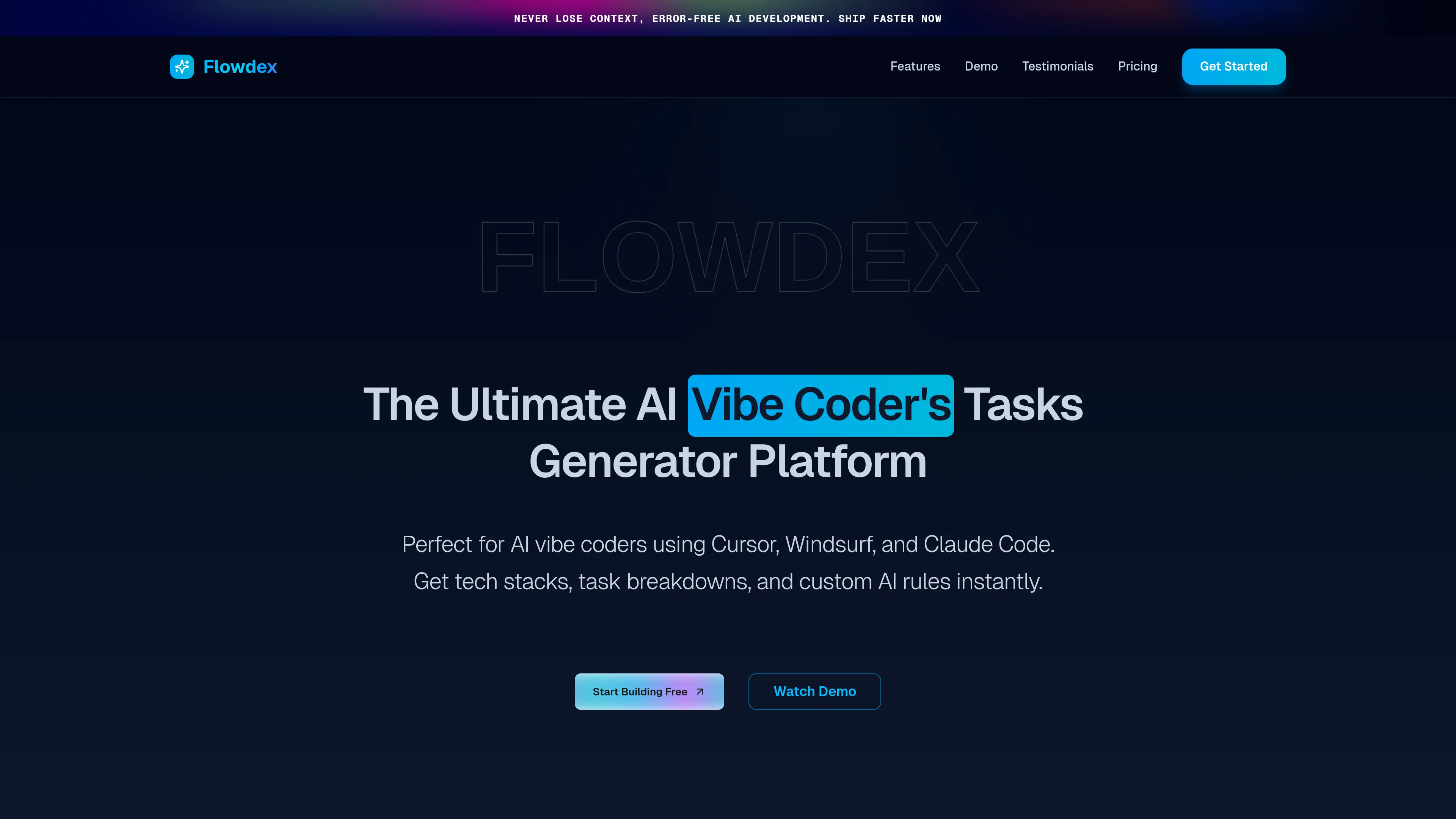 Flowdex